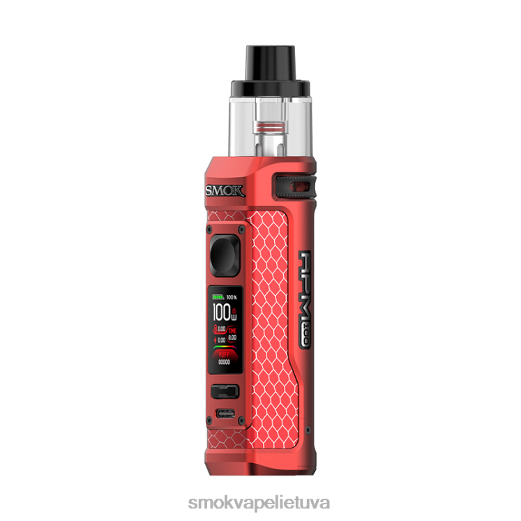 SMOK RPM 100 komplektas matinė raudona 4Z6DP34 SMOK Vape Pen Lietuva