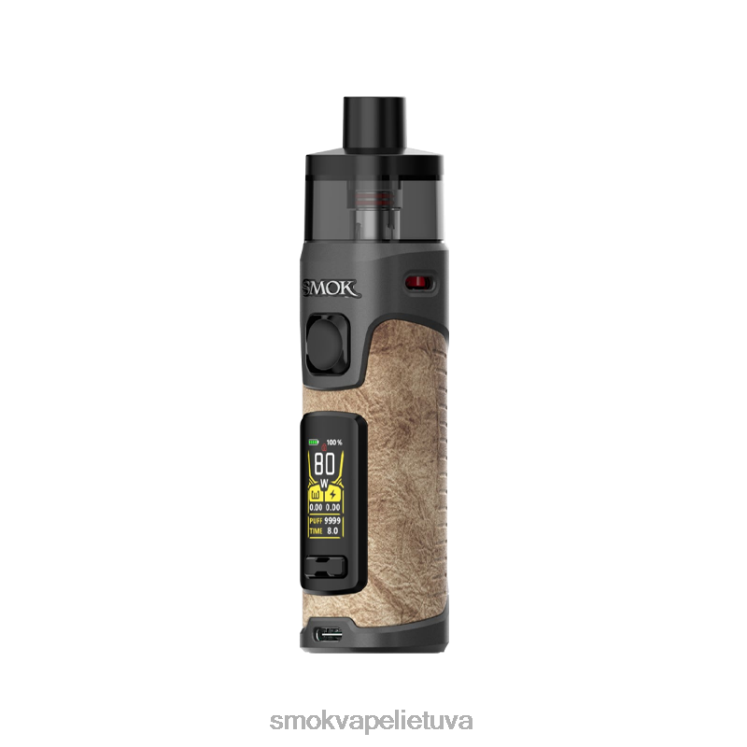 SMOK RPM 5 komplektas rudos odos 4Z6DP94 SMOK Vape Pen Lietuva