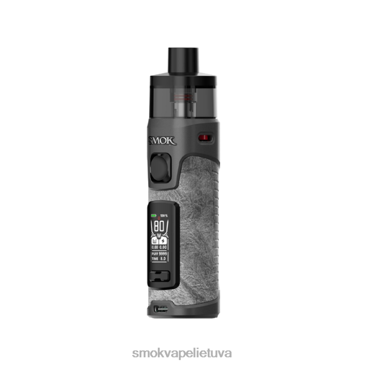 SMOK RPM 5 profesionalų rinkinys pilka oda 4Z6DP81 SMOK Vape Lietuva