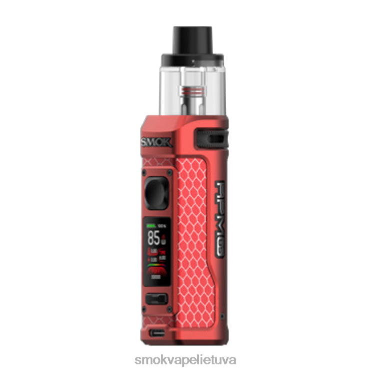 SMOK RPM 85 komplektas matinė raudona 4Z6DP32 SMOK Vape Vilnius