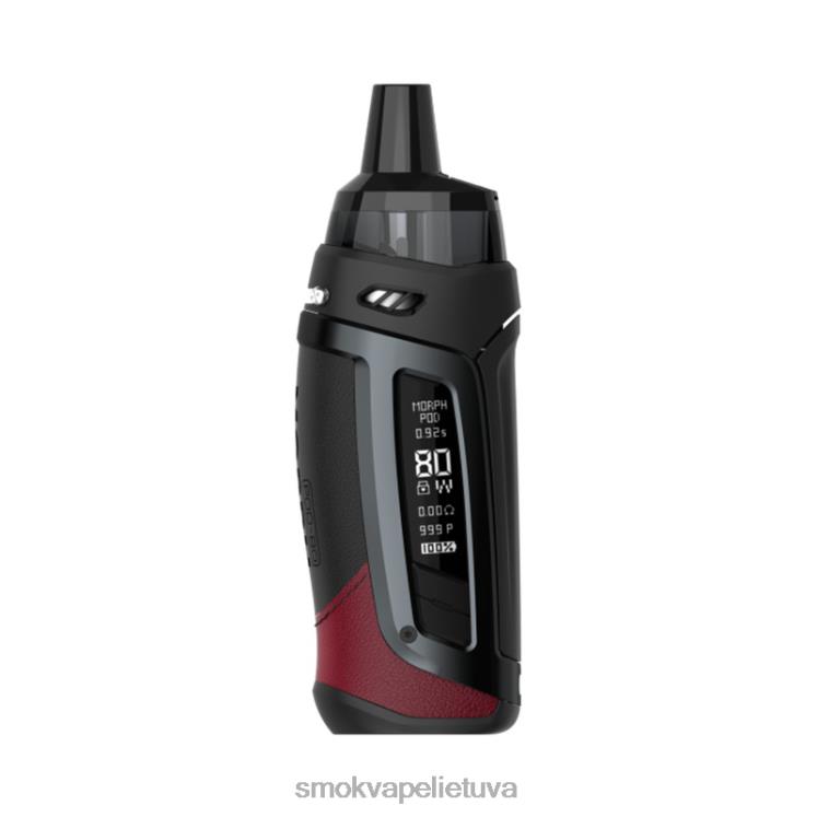 SMOK Morph s pod-80 rinkinys juoda raudona 4Z6DP155 SMOK Vape Mod Lietuva