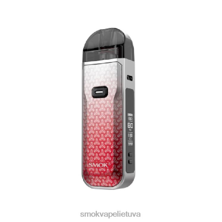 SMOK Nord 5 komplektas raudona pilka smiginis 4Z6DP312 SMOK Vape Vilnius