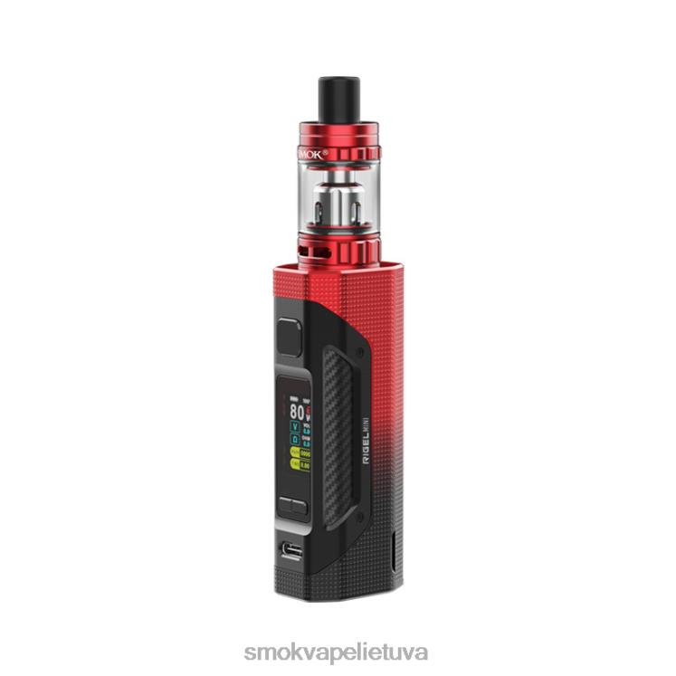 SMOK Rigel mini rinkinukas juoda raudona 4Z6DP251 SMOK Vape Lietuva