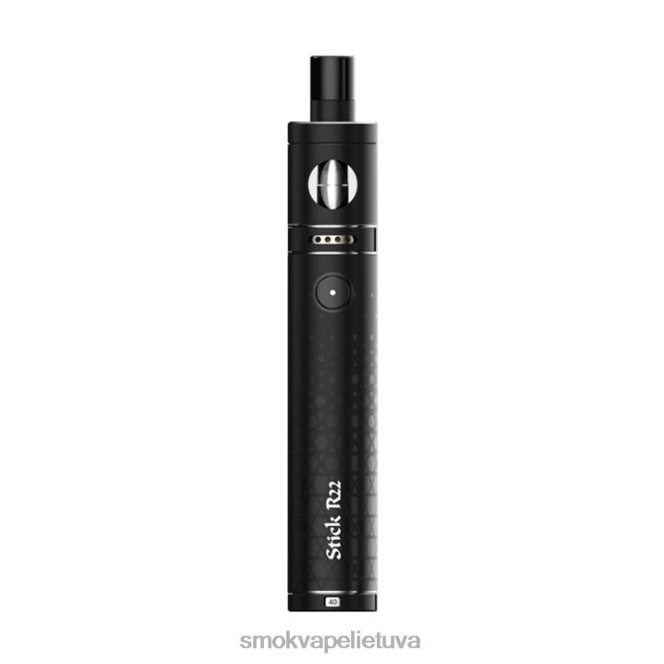 SMOK Stick r22 rinkinys matinė juoda 4Z6DP191 SMOK Vape Lietuva