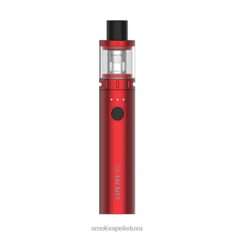 SMOK vape pen v2 rinkinys raudona 4Z6DP275 SMOK Vape Mod Lietuva